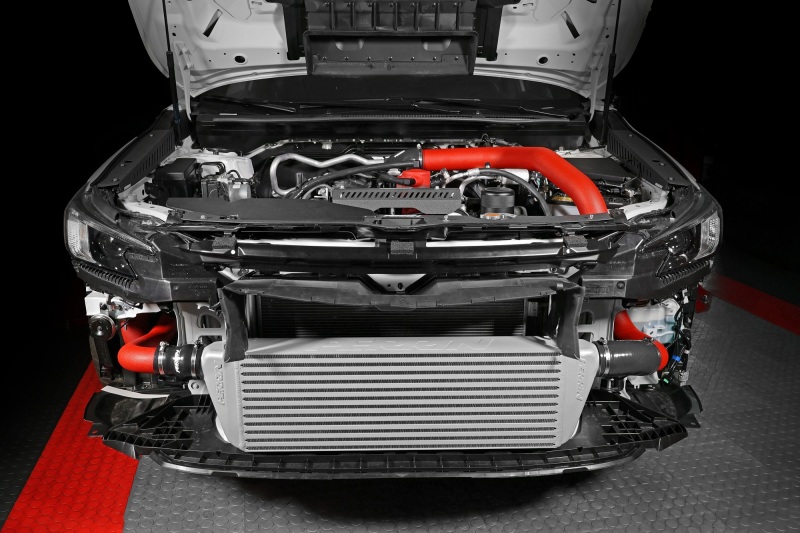 Subaru WRX Front Mount Intercooler - Perrin Performance - Red Tubes & Silver Core - `22-`25